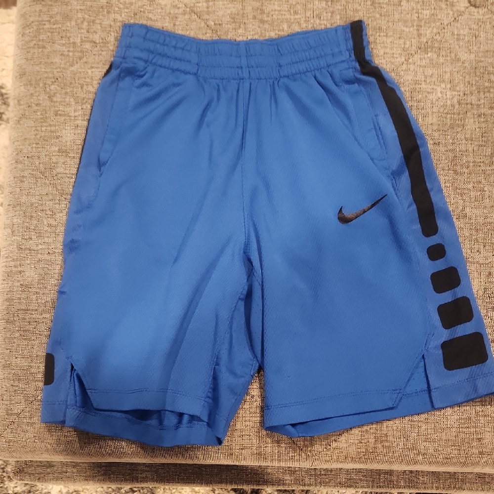 Nike Kids Blue and Black Shorts
